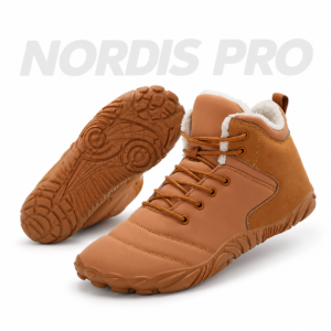 NORDIS PRO – rjavi podloženi čevlji s profiliranim podplatom